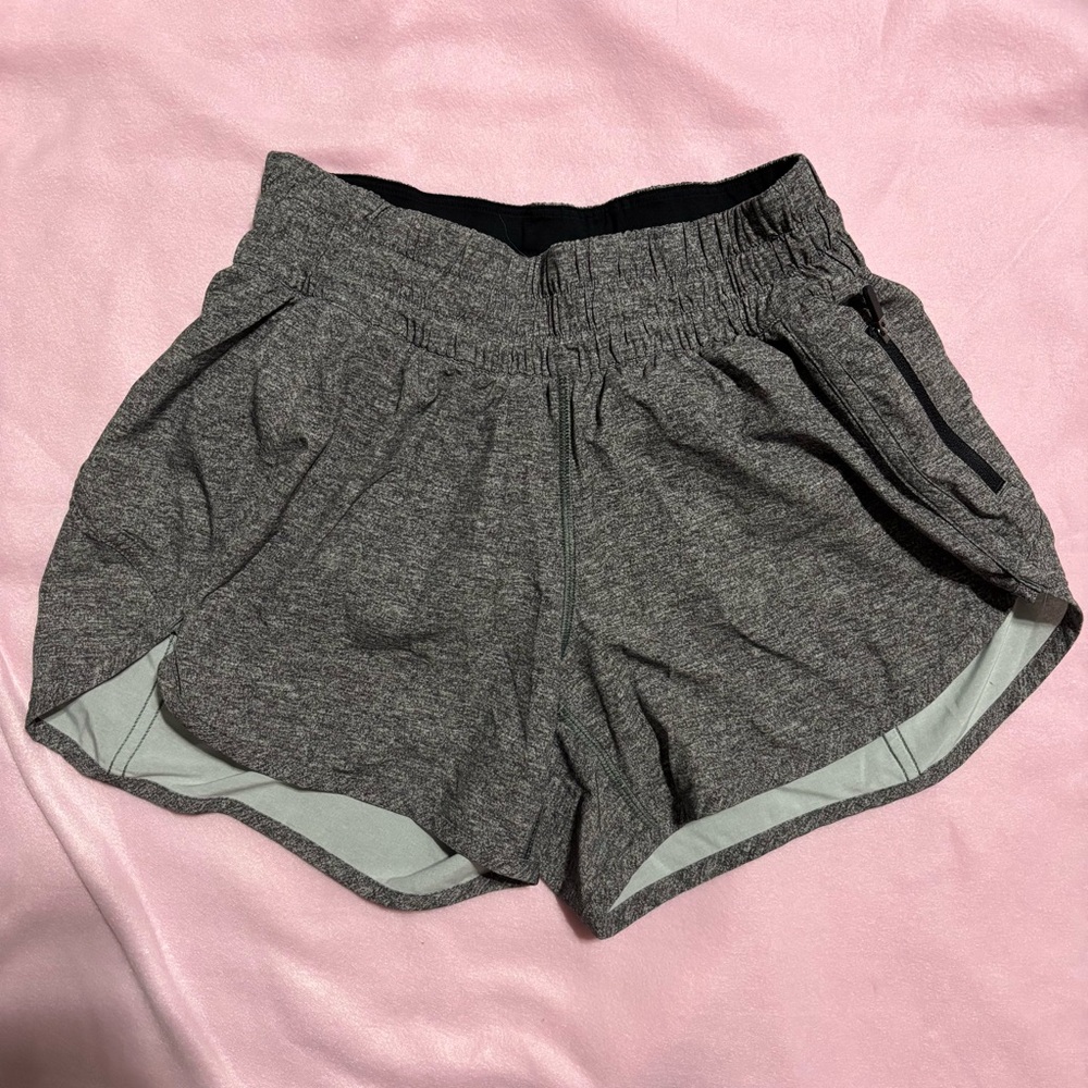 Lululemon Athletica Charcoal Athletic Shorts